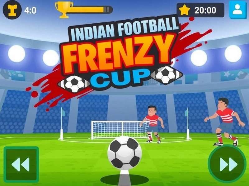 Indian Football Frenzy Cup Gameplay Screenshot